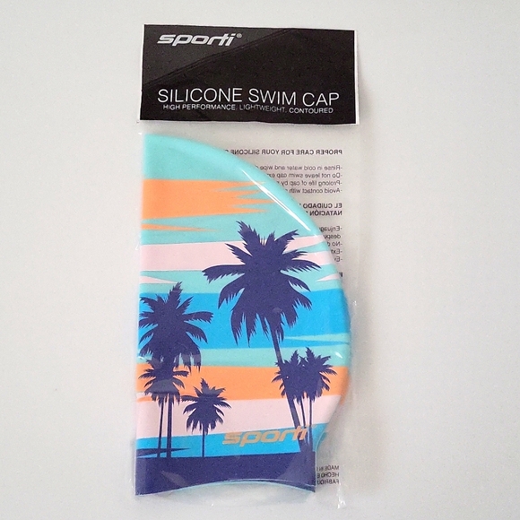 Sporti Silicone Swim Cap - Picture 1 of 6